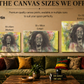 Bob Marley inspired canvas wall art with reggae colours – music inspired painting by Art by David Martin