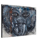 Spiritual elephant canvas wall art with textured detail – Elephant Lady painting by Art by David Martin
